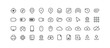 © Nigar - User interface vector icon set. Isolated linear style icon vector design. Designed for web and app design interfaces.