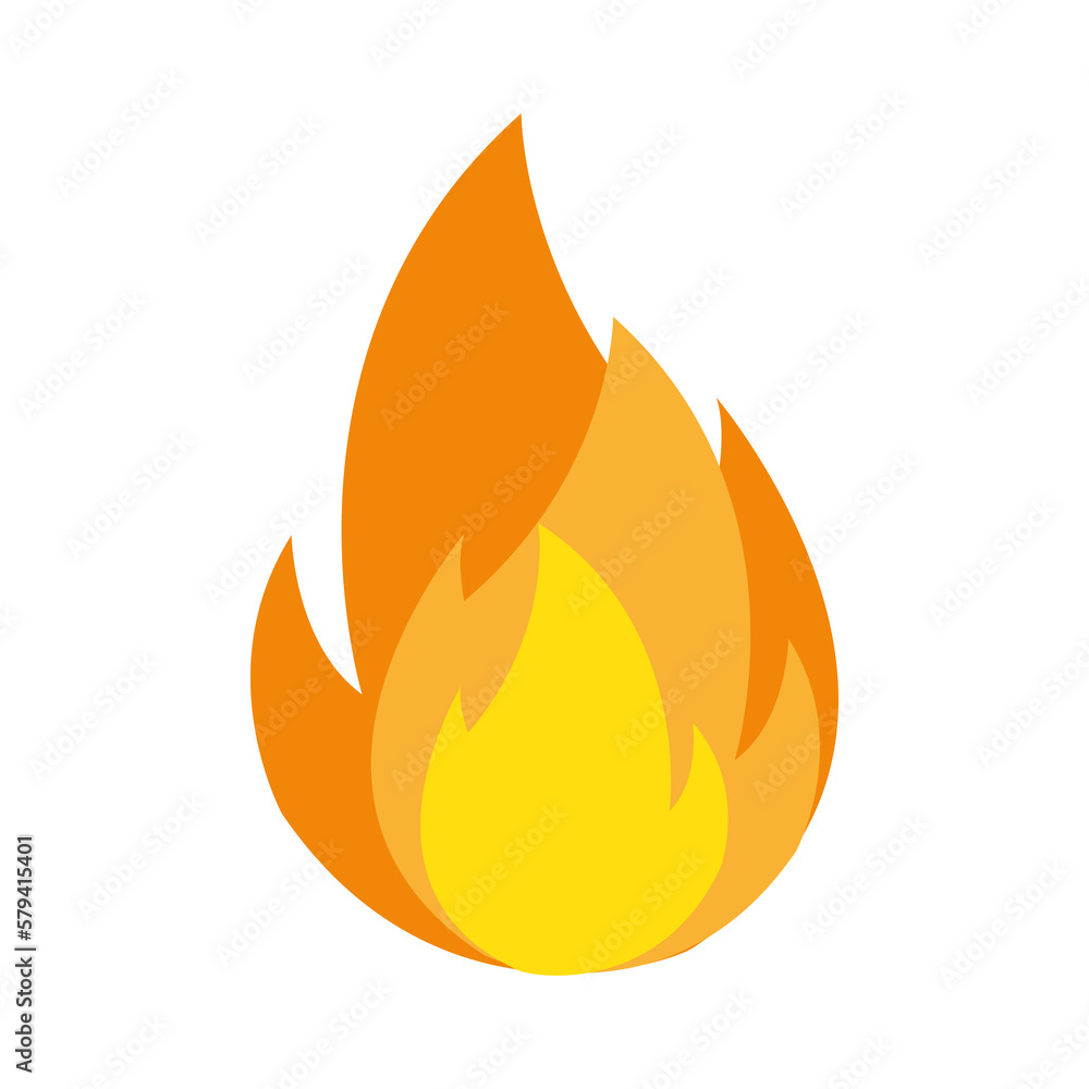 Fire flame icon PNG image with transparent background Stock ...
