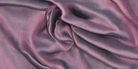 silk fabric purple, satin fabric, textured background for presentation, silk clothe folds, silk fabric texture, AI generated