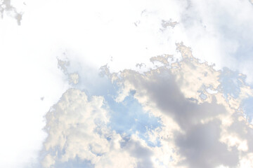 Wall Mural - clouds isolated . save with clipping path.