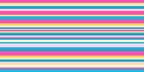 Wall Mural - Abstract striped pattern. Seamless texture with many lines. Geometric colorful wallpaper with stripes. Print for flyers, shirts and textiles