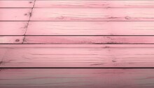  A Pink Wood Planks Background With A White Background And A Pink Wood Planks Background With A White Background And A Pink Wood Planks Floor.  Generative Ai