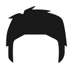 Sticker - hair, woman, haircut caesar icon