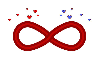 Sticker - Infinity, love, symbol, valentine s day icon