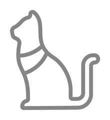 Sticker - cat icon illustration design art