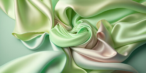 abstract smooth silk background, generative ai