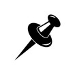 © rahul - pin icon vector flat illustration on white background..eps