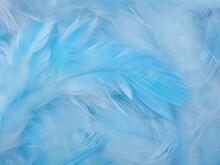 Soft Blue Feathers, Generative AI