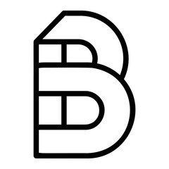 letter b icon