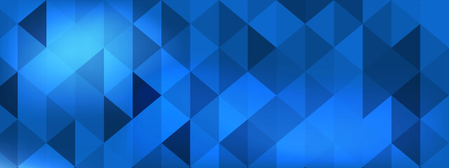 Wall Mural - Abstract blue background geometric pattern design