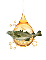 essential oil of cod fish