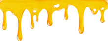 Honey Dripping Watercolor Png