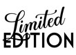 © teracreonte - Logo aislado con letras de la frase Limited Edition en texto manuscrito
