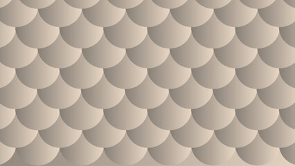 Wall Mural - Brown background in the form of fish scales seamless pattern