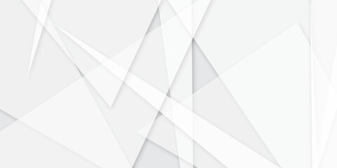 Abstract geometric vector with gray background with texture, white abstract modern background. shine geometry layer element vector for presentation design. web layout or poster, decorative banner.