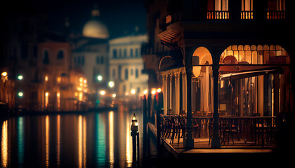 Wall Mural - Venedig am Abend