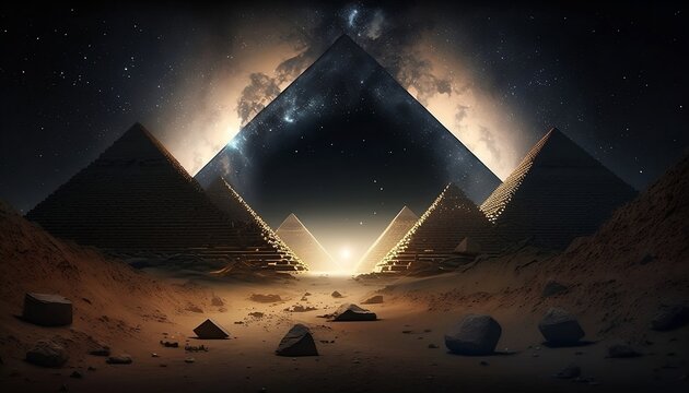 pyramid of light | egyptian pyramids