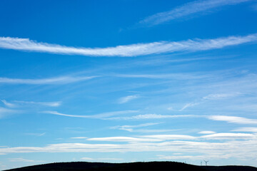 Wall Mural - Blue Sky with white clouds. Abstract backdrop for wallpaper .