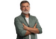 © opolja - Portrait of smiling mature man standing on transparent background