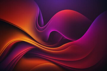 Wall Mural - Dark vibrant color gradient poster background red Generative AI