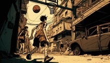 Basketball On The Street Generative Ai