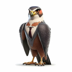 Canvas Print - Falcon Dressed Businessman 