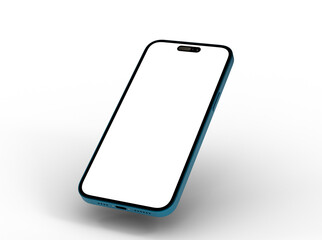 Sticker - Smartphone frame less blank screen. Mockup generic device.