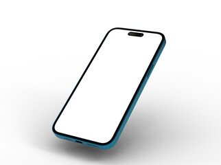 Aufkleber - Smartphone frame less blank screen. Mockup generic device.