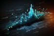 © yuliachupina - Growth strategy business graph analysis concept. AI Generation