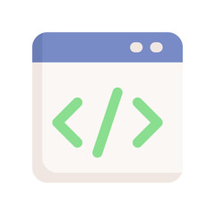 coding icon for your website design, logo, app, UI. 
