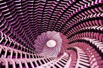 Wall Mural - Glass Pattern #2 - Spiral rose#1