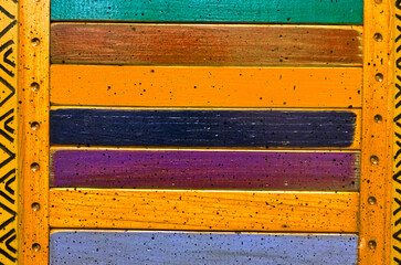Wall Mural - Wood Pattern #2 - purple, teal #2