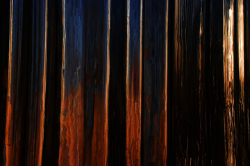 Wall Mural - Glass Pattern #3 - Dark reflective colored steel#1