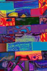 Wall Mural - Glass Pattern #7 - Ceramic art #8