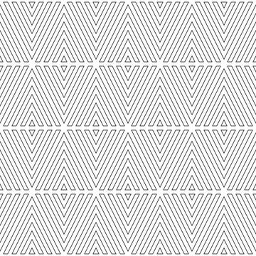 black broken lines contours on white background. seamless surface pattern design with linear ornamen