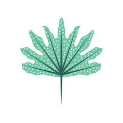 Sticker - leaf textured plant