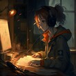 © kokinnwakashuu - Generative AIと 溶接と 溶接工の メン アット ワーク