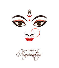 Wall Mural - Flat design of Navratri Festival