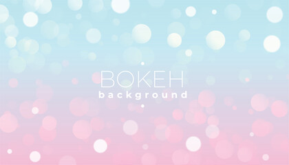 Wall Mural - decorative and beautiful blurred bokeh banner with shiny effect