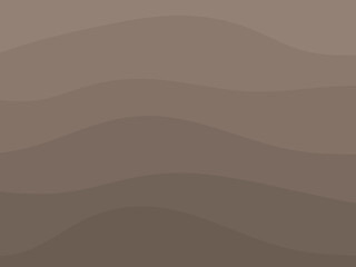 Canvas Print - Layered brown soil and rock subsurface. Gradient brown background.