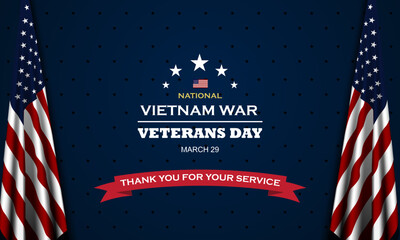 Poster - Vietnam War Veterans Day background design