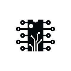 Wall Mural - ic icon design vector
