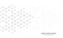 The Graphic Design Elements With Isometric Shape Blocks. Vector Illustration Of Abstract Geometric Background