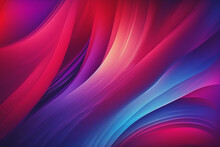 赤紫青色の融合グラデーション背景鮮やかな粒状のテクスチャーアートポスターデザイン、滑らかで鮮やかな色の流れAI