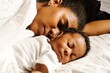 © Djavan Rodriguez - mother sleeping with baby.