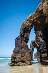 Wall Mural - As Catedrais beach - Beach of the Cathedrals - Galicia, Spain