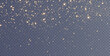 © Sergey - Christmas background. Powder dust light PNG. Magic shining gold and white dust. Fine, shiny dust bokeh particles fall off slightly. Fantastic shimmer effect. Vector illustrator.