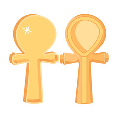 Sticker - Ankh Crosses 