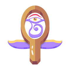 Sticker - Horus Ankh 