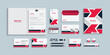 Corporate identity template, business stationery set.eps